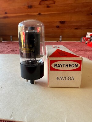 Vintage Raytheon 6AV5GA Television Radio Tube Working Tested Strong