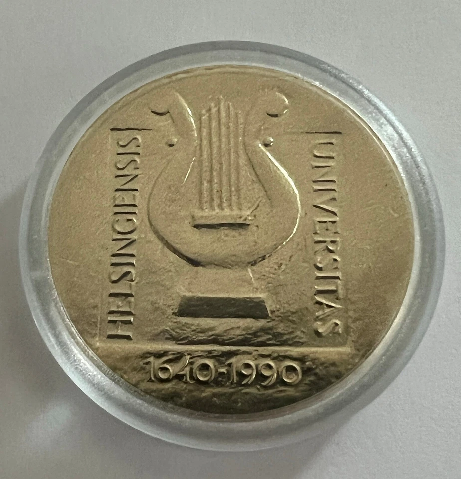 1990 FINLAND,  100 Markkaa --  University of Helsinki---  KM #68 , UNC, Silver - Image 2 of 2