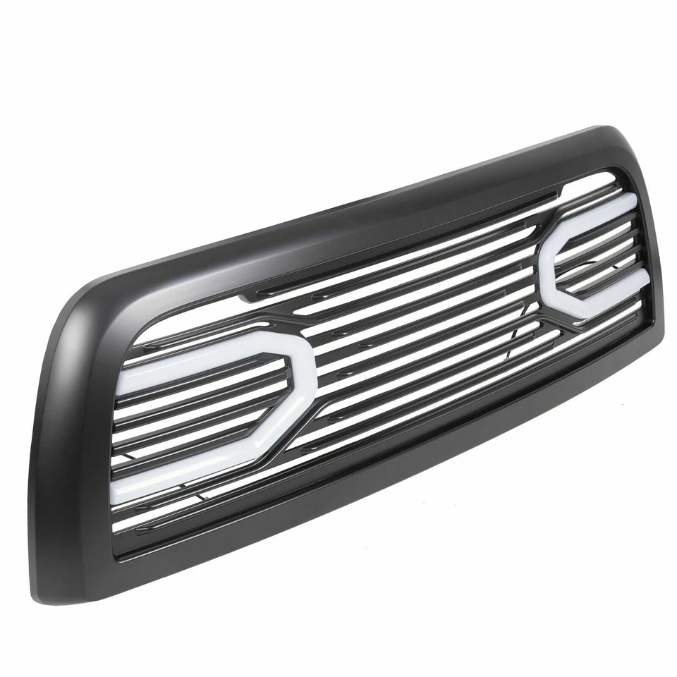 Rejilla y luces negras para Dodge Ram 2500 3500 10-18 2011 2012 2013 2014 Big Horn Foto 4 de 4