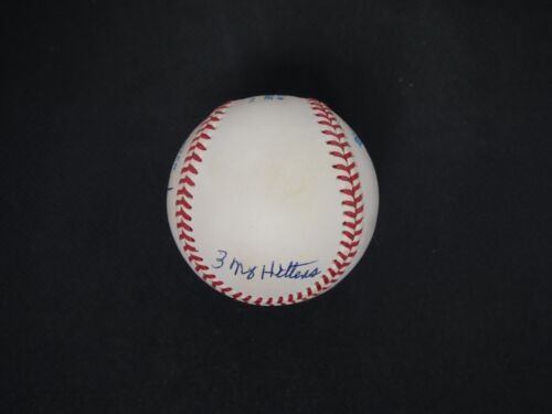 BOB FELLER SIGNED OFFICIAL AMERICAN LEAGUE BASEBALL WITH 4 INSCRIPTIONS JSA COA - Picture 2 of 6