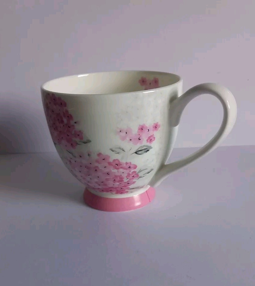 Portobello By Inspire Bone China Floral Footed Mug eBay