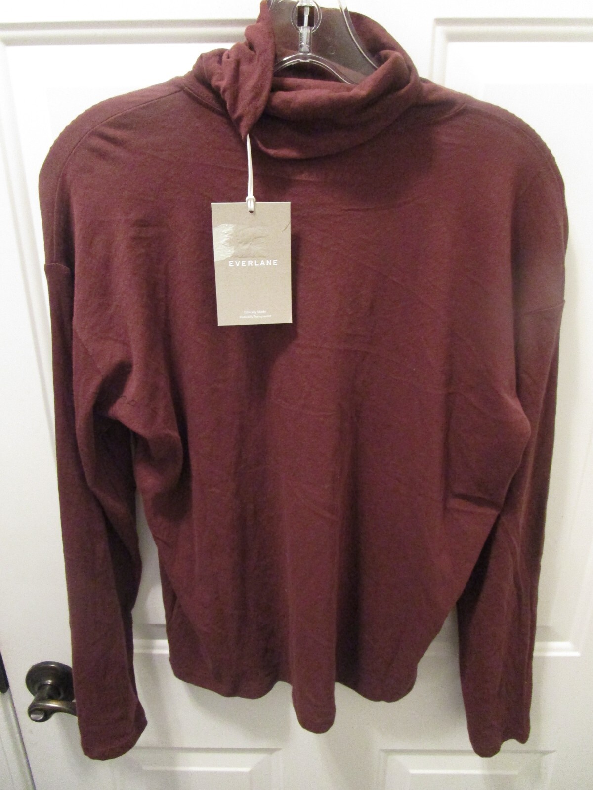 AIR COTTON TURTLENECK IN ESPRESSO SIZE 