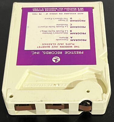 Prestige Jazz 8 Track 59-Modern Jazz Quartet Plays Jazz Classics