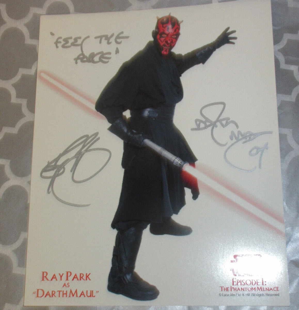 Ray park lightsaber 2025