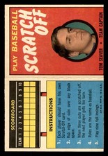 1970 Topps Scratch-Offs Baseball #19 Tom Seaver VG/EX *d5