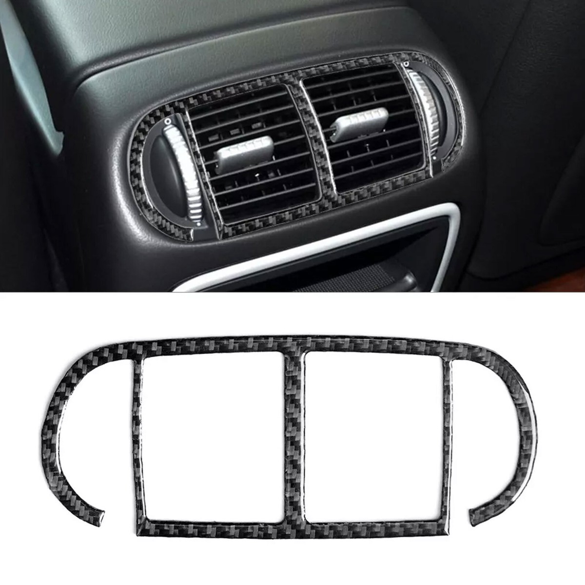 43-Piece Carbon Fiber Interior Trim Cover Kit For Porsche Cayenne (2003–2010)