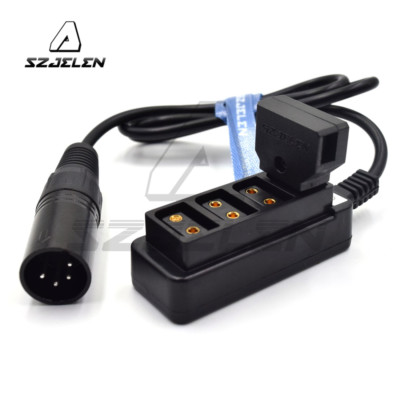Alvin's Cables Anton Bauer Power Tap D-Tap naar 2.1 DC 12v spiraalkabel voor KiPRO LCD-monitoren