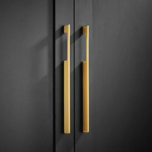 Poignées de porte dorés