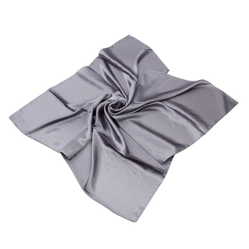 Elegant Large Silk Feel Solid Color Satin Square Scarf Wrap 35" - Diff Colors - Picture 7 of 25