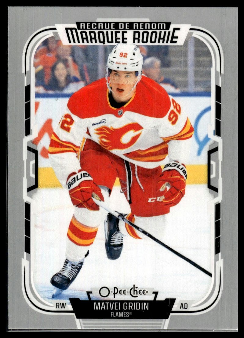 2025-26 O-Pee-Chee #582 Matvei Gridin Rookie