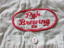 Iron City Beer The Pittsburgh Brewing Company Work Shirt from the 1960's