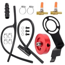 Coolant Filtration Kit Red For 2003-07 Ford F250 F350 Excursion 6.0l Powerstroke Coolant Filtration Kit Red For 2003-07 Ford F250 F350 Excursion 6.0l Powerstroke