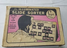 Vintage Logan E-Z View Illuminated Slide Sorter INV#M-551