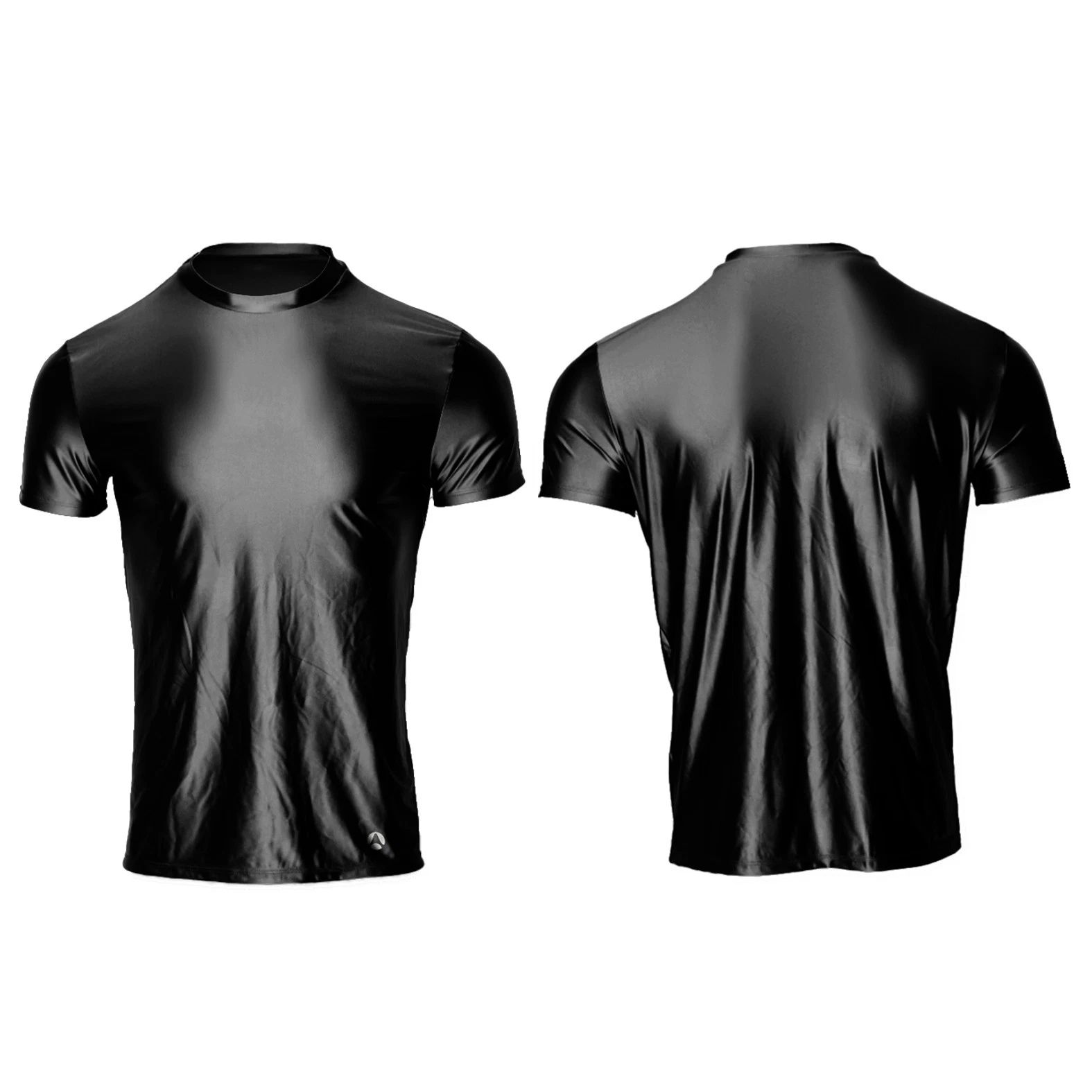 AMORESY Xander Series Men Silk Homewear Set Soft Half Sleeve Shorts Loungewear - Picture 3 of 28