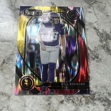 Panini Select Prizm Rookie Club Level Will Reichard Vikings Football Card #300. rookie card picture