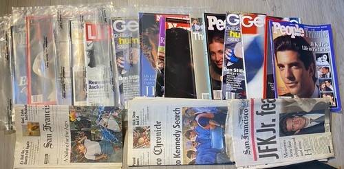 20+ Sammlung John F Kennedy Jr Zeitschriften, Menschen, Zeit, George & Zeitung