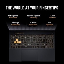 ASUS TUF 16" WUXGA Gaming Laptop Intel Core i7-14650HX RTX 5070 64GB RAM 4TB SSD 5