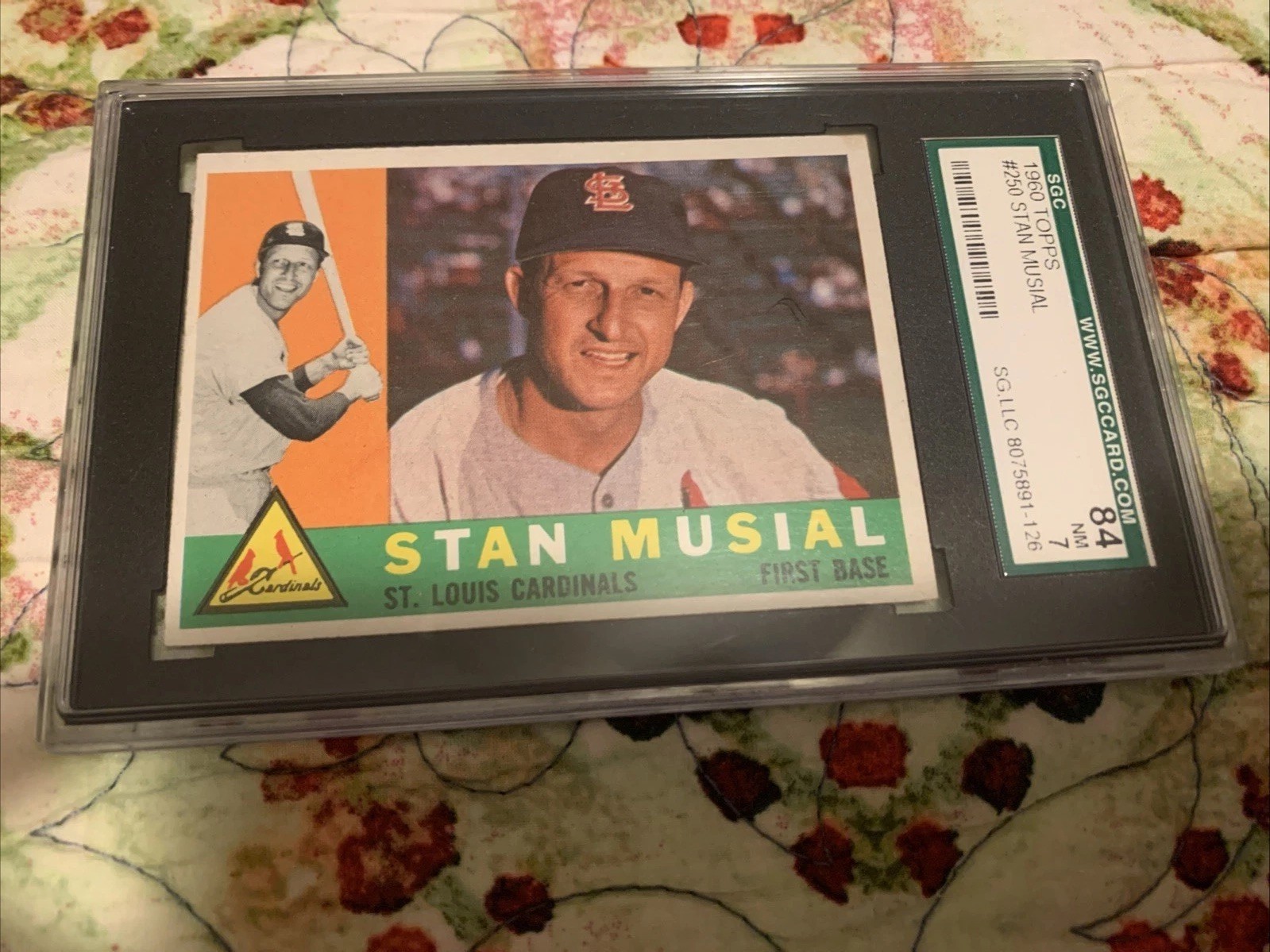 1960 Topps #250 HOF Stan Musial SGC 7