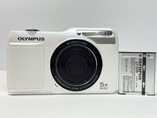 OLYMPUS VG-170 White Compact Digital Camera Tested Working Seller Japan