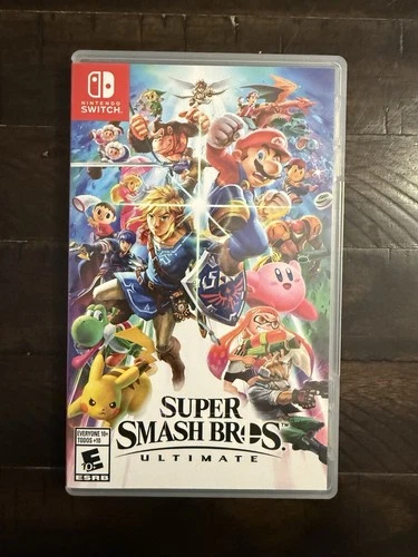 Super Smash Bros Ultimate Nintendo Switch Game with Case and Physical Cartridge