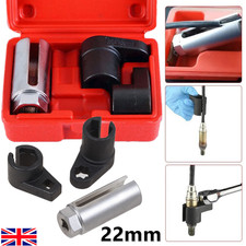 3Pcs O2 Oxygen Lambda Sensor Socket 6 Point Wrench Tool Remover Installer Set