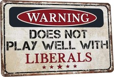 Decor 12'' x 8'' Funny Vintage Tin Metal Signs Sarcastic Retro For Home Wa