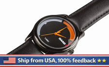 Saab Turbo Watch Skandix 1091031 Analog 39mm Gauge Design Leather Strap Saab Turbo Watch Skandix 1091031 Analog 39mm Gauge Design Leather Strap