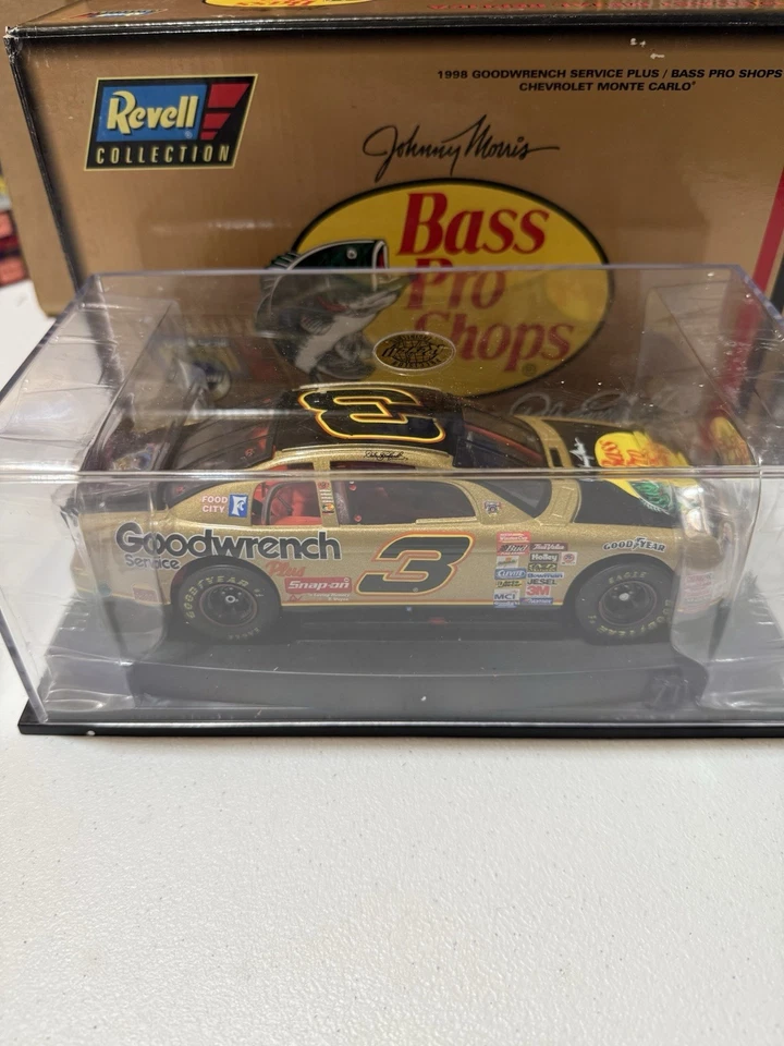 DALE EARNHARDT #3 GM GOODWRENCH BASS PRO SHOPS 1998 1/24 Nascar Diecast - Image 3 of 4