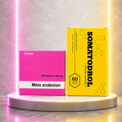 META ANAB0L0N + S0MAT0DR0L -Testobooster, strength, muscles, masculinity, energy