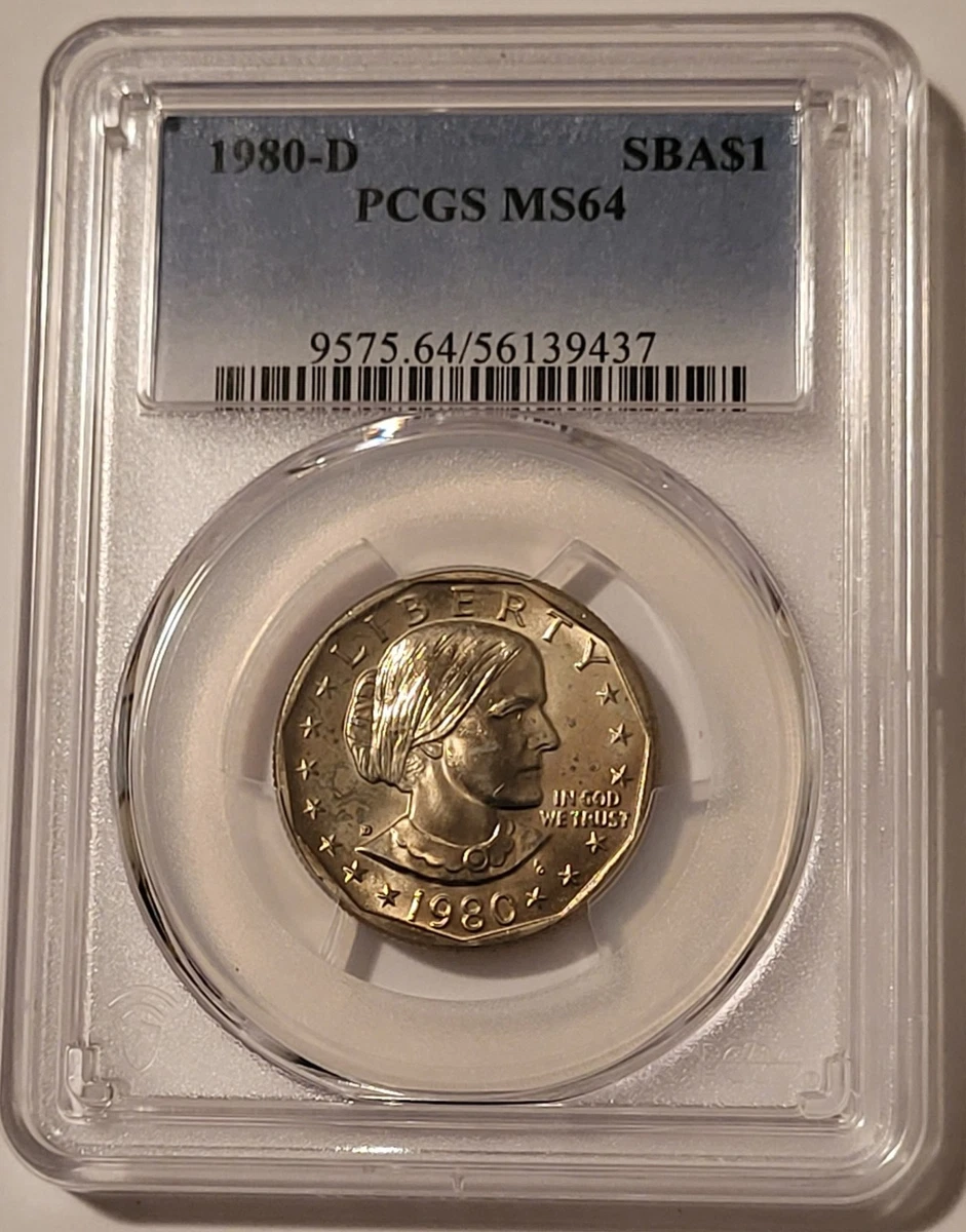 MS 64 Graded Susan B Anthony Dollars (1979-1981, 1999) for sale | eBay