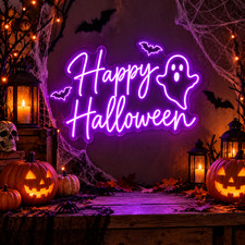 Custom LED Halloween Neon Sign - USB Neon Lig...