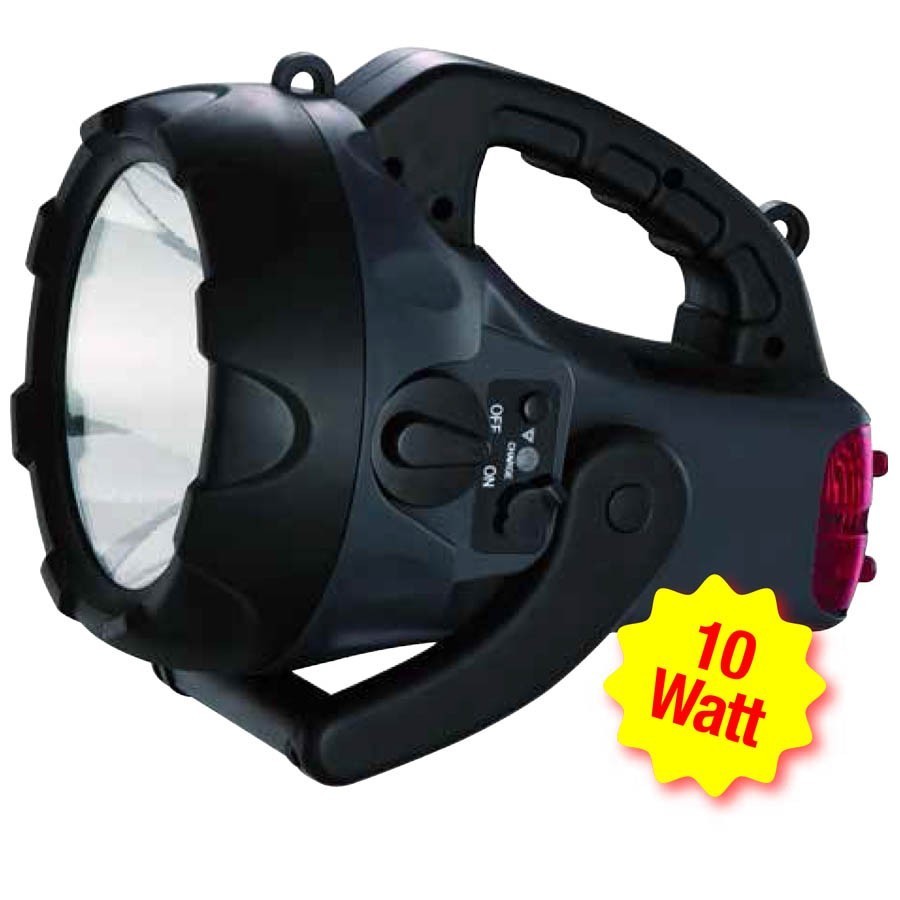 TORCIA RICARICABILE LED CFG 10W PATRIOT LUCE QUADRA EL008 LUCE EMERGENZA