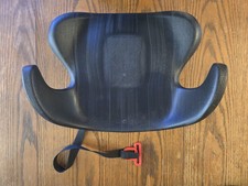 Black/Gray Booster Seat - Backless