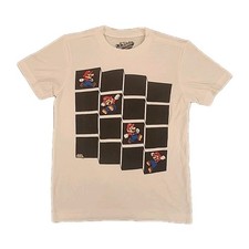 NOS Super Mario Cubes Kids Boys Medium 8 T-shirt