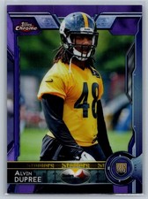 Alvin Dupree 2015 Topps Chrome Rookie Purple Refractor #157