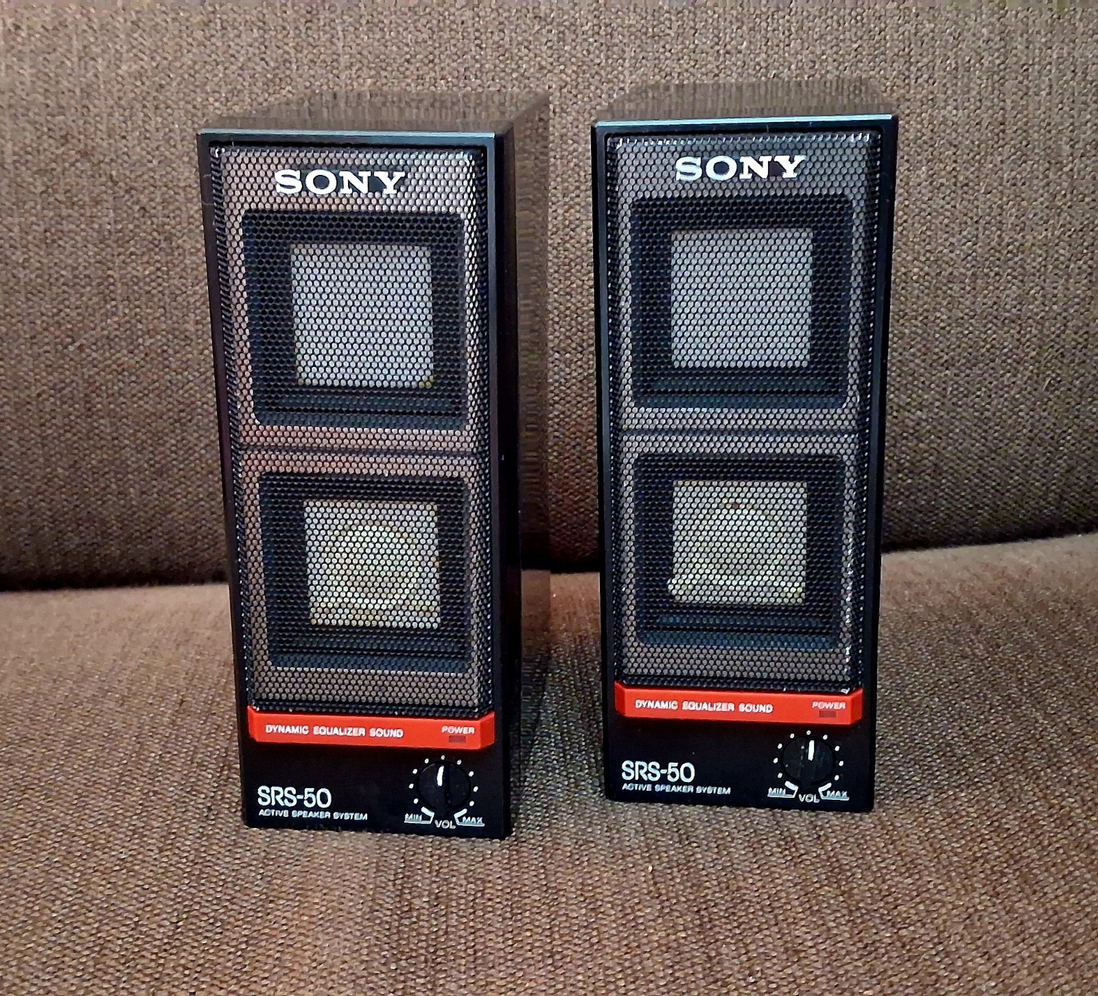 SONY SRS-50 AKTIV LAUTSPRECHERSYSTEM 3W VINTAGE JAPAN *⁶-³