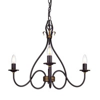Kronleuchter HäNgeleuchte 3 Flammig D 54,5 Cm Esszimmerleuchte Deckenlampe