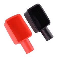 Set Battery Terminal Wire Connector Insulating Protectors Caps Covers