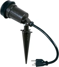 Hubbell-Bell SL101B Portable Spike Light Par 38 Bulb 75-150 Watt, Bronze 