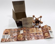 Vintage ARJEU Atom CT 414 Wooden Brain Teaser Puzzle - J.P. Pierlot France BOXED