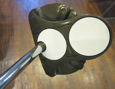 RH 2 BALL LONG PUTTER NEW WAVE ll STEEL SHAFT 46 IN. BROOM STICK TYPE Belly