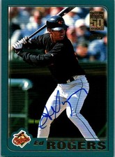 2001 -Ed Rogers- Topps Traded Autograph/Signed/Auto Rookie Card #T246. rookie card picture