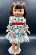 Vintage Fisher Price My Friend Jenny Doll In Marian Yu Designs Floral Dress