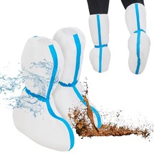 ETERNA 10 Pairs Boot Covers Disposable, Waterproof Shoe Covers, 19 inch Extra...