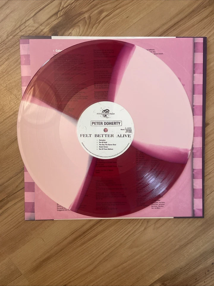 Peter Doherty - Felt Better Alive - Blood Records Pink Violet Vinyl - of 750! Foto 3 de 3