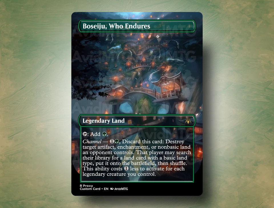 Boseiju, Who Endures - Custom Magic: The Gathering Card - Image 2 of 4