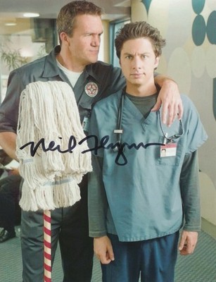 Neil Flynn Hand Signed 8x6 Inch Scrubs Photo