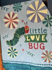 Child Toddler Comforter Eric Carle Very Hungry Caterpillar Little Love Bug 41x56