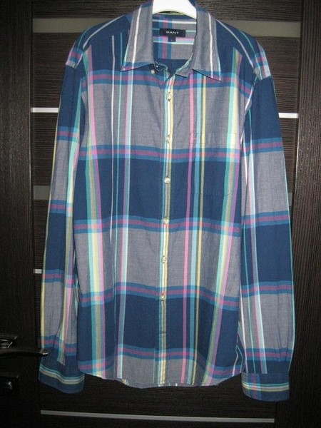 Men Gant Shirt Multicolor Cotton 40 /L / 48 #7XKG