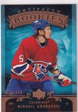 06/07 UD ARTIFACTS MIKHAIL GRABOVSKI RC SP ROOKIE /599 #264